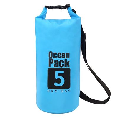 Outdoor 500D PVC waterdichte droge tas met 5L 10L 15L capaciteit