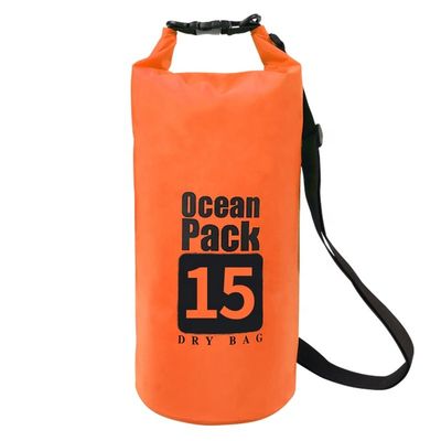 Outdoor 500D PVC waterdichte droge tas met 5L 10L 15L capaciteit