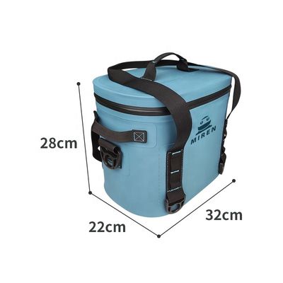 Geïsoleerde herbruikbare vierkante koeltas 8 liter voor outdoor toerisme barbecue
