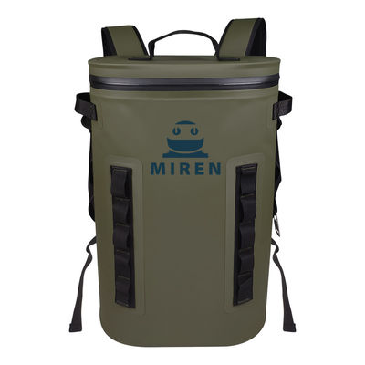 Army Green Soft Cooler Backpack Waterbestendig Herbruikbaar OEM