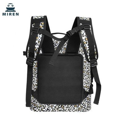 Waterdichte Picknick Koeltas van TPU, Luipaard Camouflage Geïsoleerde Koelere Rugzak 20L