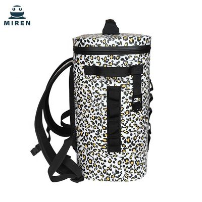 Waterdichte Picknick Koeltas van TPU, Luipaard Camouflage Geïsoleerde Koelere Rugzak 20L
