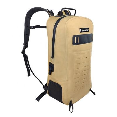 Gele 25l wandelrugzak, waterbestendig wandelrugzak TPU 840D materiaal