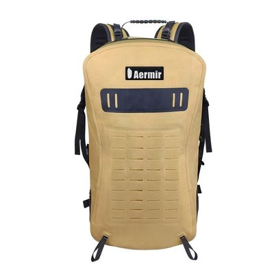 Gele 25l wandelrugzak, waterbestendig wandelrugzak TPU 840D materiaal