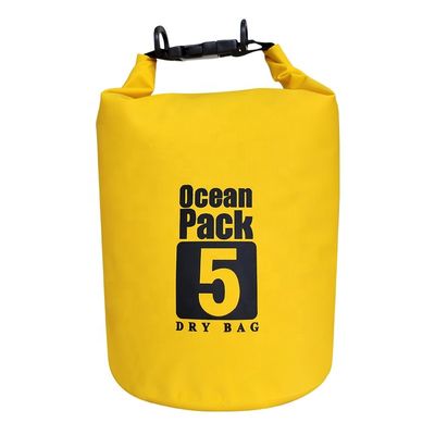 Aangepaste 5L PVC waterdichte droge tas om te zwemmen Varen Surfen