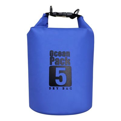 Blauw Zwart Geel PVC Waterdichte Dry Bag Voor Outdoor Adventures OEM