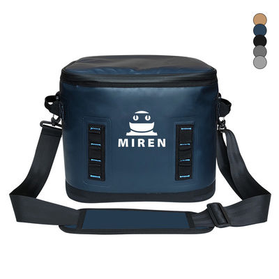 De rits is een 14 liter vierkante hopper koeler met een lekvrije bekleding die tot 24 blikken bier bevat!