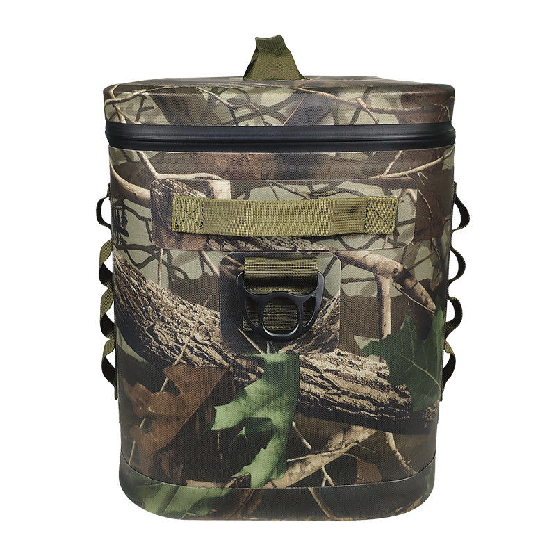 Camouflage Kleur 20L Koeler Tas Duurzaam Vierkant Vorm Waterdicht